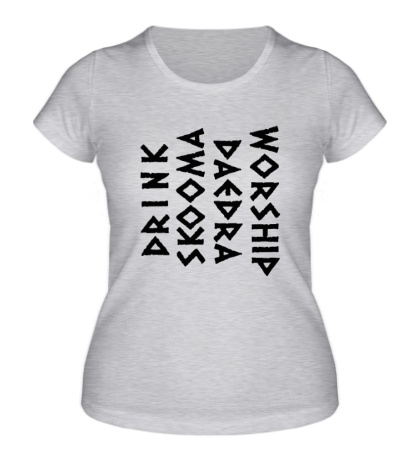 Женская футболка Drink skooma