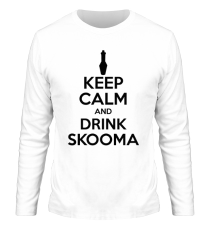 Мужской лонгслив Keep Calm & Drink Skooma