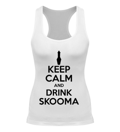 Женская борцовка Keep Calm & Drink Skooma