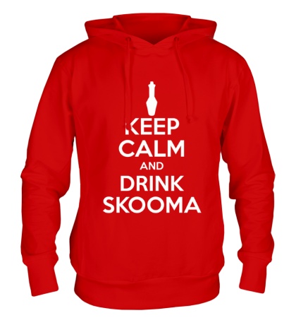 Толстовка с капюшоном Keep Calm & Drink Skooma