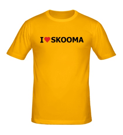 Мужская футболка I love skooma