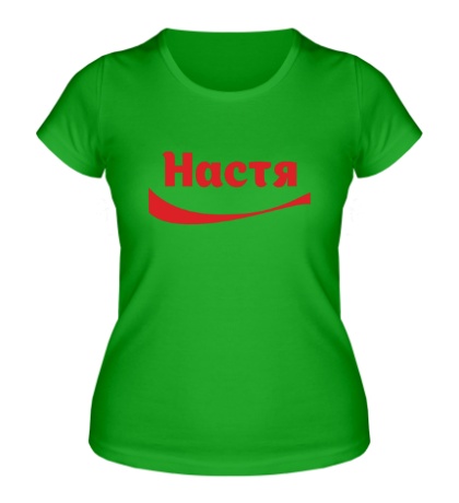 Женская футболка Настя