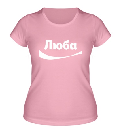 Женская футболка Люба