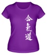 Женская футболка «Иероглифы Тхэквондо» - Фото 1