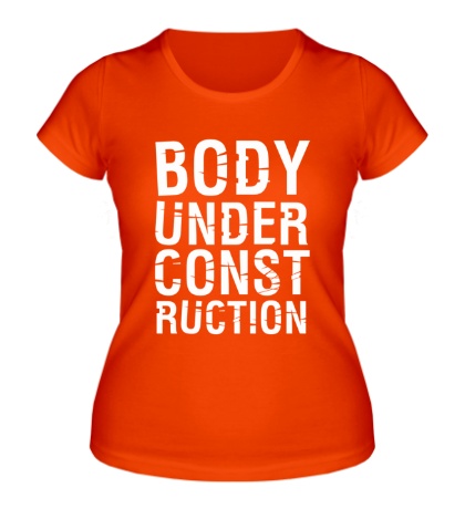 Женская футболка Body Construction
