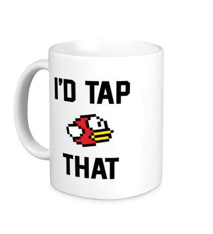 Керамическая кружка Flappy Bird: Id Tap That