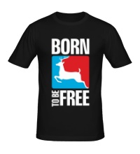 Мужская футболка Born to be free