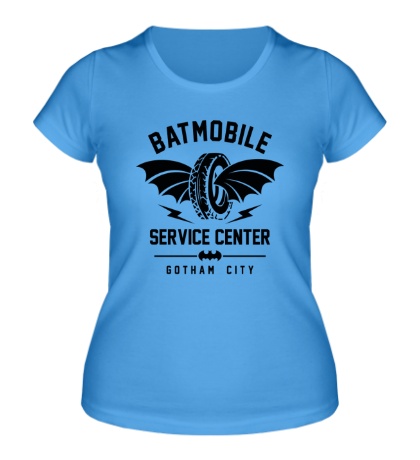 Женская футболка Batmobile Service Center