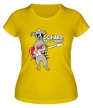 Женская футболка «Собака с гитарой» - Фото 1