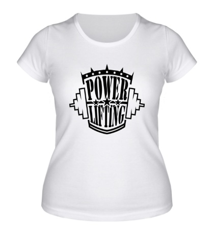 Женская футболка Powerlifting GYM