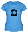 Женская футболка «Рыбак и большая рыба» - Фото 1
