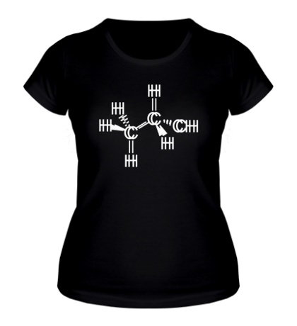 Женская футболка «Химическая формула»