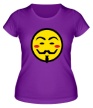 Женская футболка «Вендета смайлик» - Фото 1