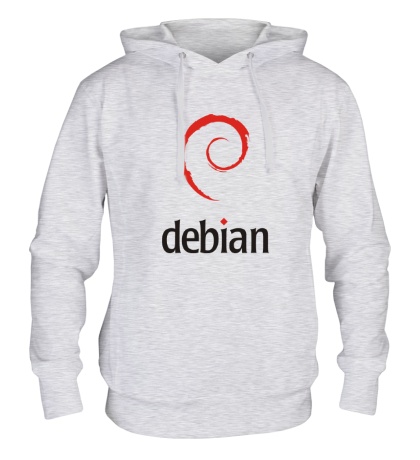Толстовка с капюшоном Debian