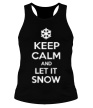 Мужская борцовка «Keep calm and let it snow» - Фото 1