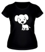 Женская футболка «Милый щенок» - Фото 1