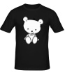 Мужская футболка «Белый медвежонок» - Фото 1