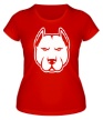 Женская футболка «Суровый пёс» - Фото 1