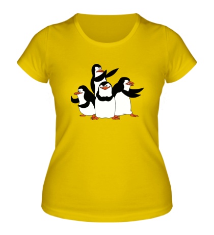 Женская футболка «Пингвины из Мадагаскара»