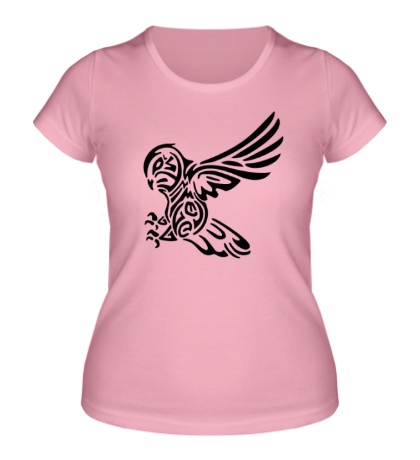 Женская футболка «Бросок совы»