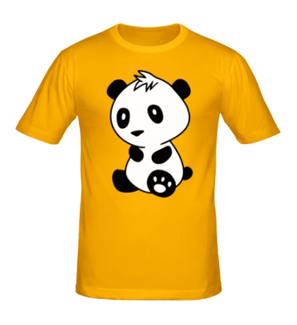 Мужская футболка Маленькая панда