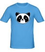 Мужская футболка «Мордашка панды» - Фото 1