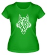 Женская футболка «Волчий символ» - Фото 1
