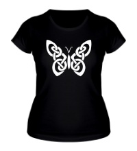 Женская футболка Кельтская бабочка