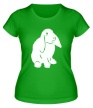 Женская футболка «Крольчонок» - Фото 1
