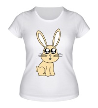 Женская футболка Милый зайчонок