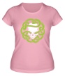Женская футболка «Череп в кельтском узле» - Фото 1