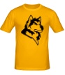 Мужская футболка «Дикий волк» - Фото 1