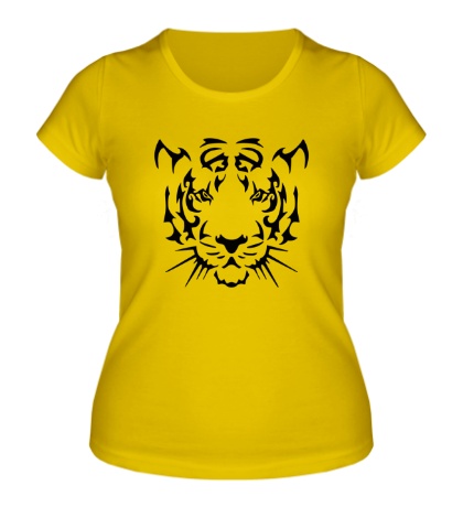 Женская футболка Морда тигра