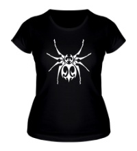 Женская футболка Тату паук