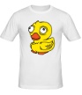 Мужская футболка «Чокнутая утка» - Фото 1