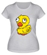 Женская футболка «Чокнутая утка» - Фото 1
