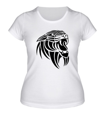 Женская футболка «Пантера тату»