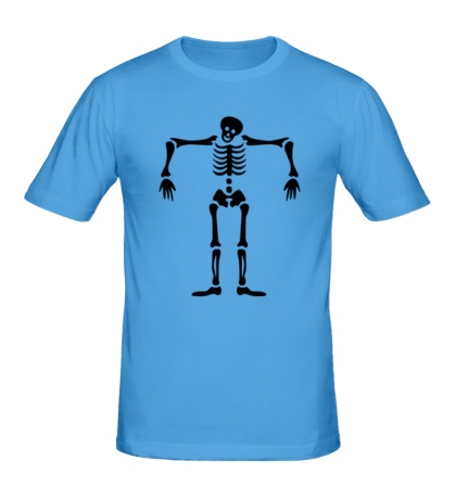 Мужская футболка Скелет марионетка