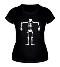Женская футболка Скелет марионетка