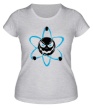 Женская футболка «Злой атом» - Фото 1