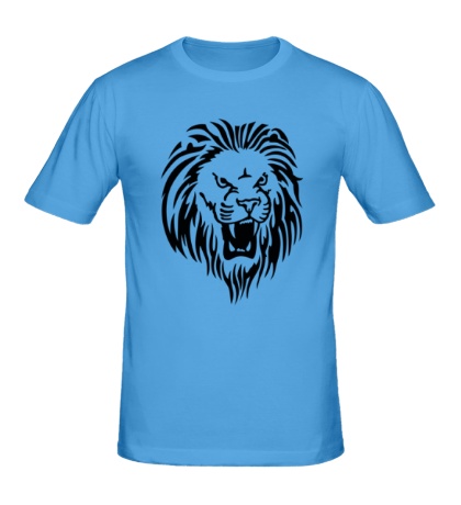 Мужская футболка «Рычащий лев»