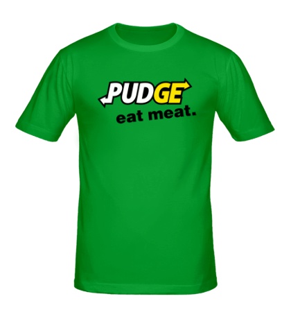 Мужская футболка Pudge: Eat Meat