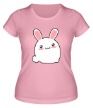 Женская футболка «Милый зайчик» - Фото 1