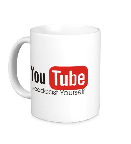 Керамическая кружка «You Tube»