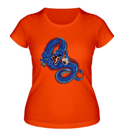 Женская футболка Ледяной дракон