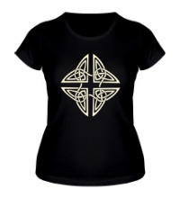 Женская футболка Кельтский орнамент, свет