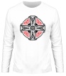 Мужской лонгслив «Кельтский крест с узорами» - Фото 1