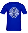 Мужская футболка «Кельтский крест с узорами свет» - Фото 1