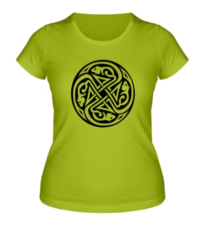 Женская футболка Кельтский круг крыс