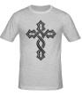 Мужская футболка «Татуированный крест» - Фото 1